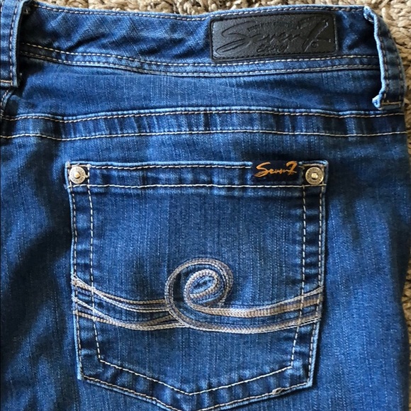 Seven7 Slim Boot Jeans Sz 22 - Picture 3 of 5